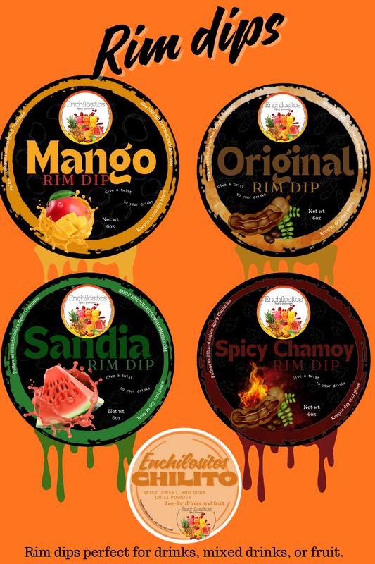Chamoy Rim Dips and Chilito Bundle