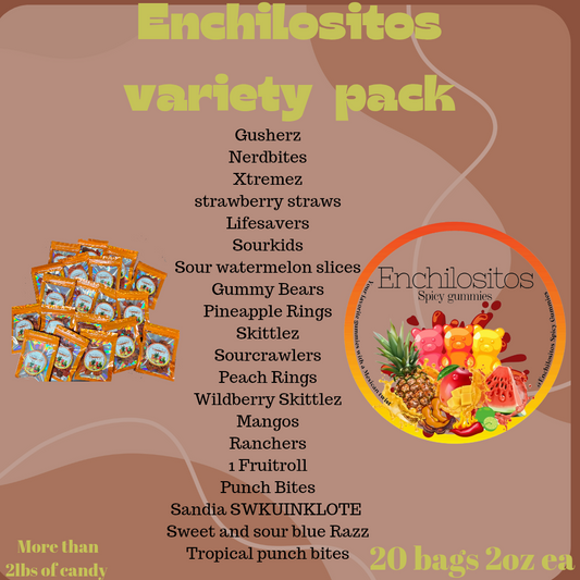 Enchilositos variery 20 pack