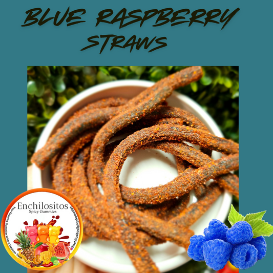 Blue raspberry straws