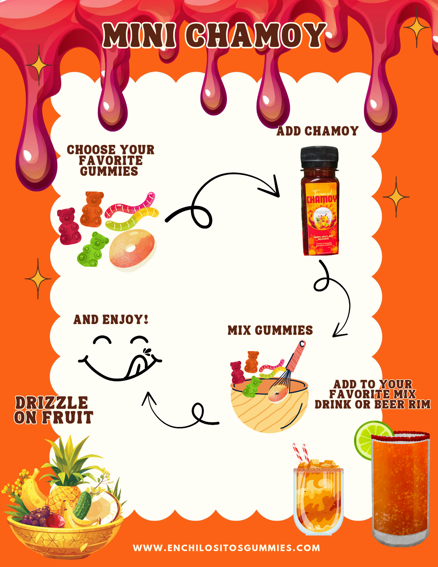 Mini tamarind chamoy