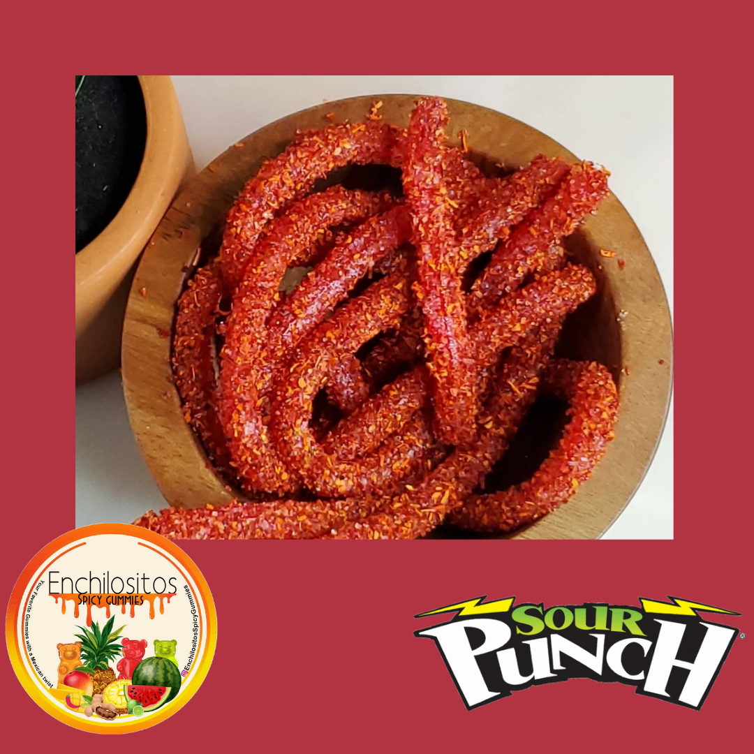 Strawberry Straws – ENCHILOSITOS SPICY GUMMIES